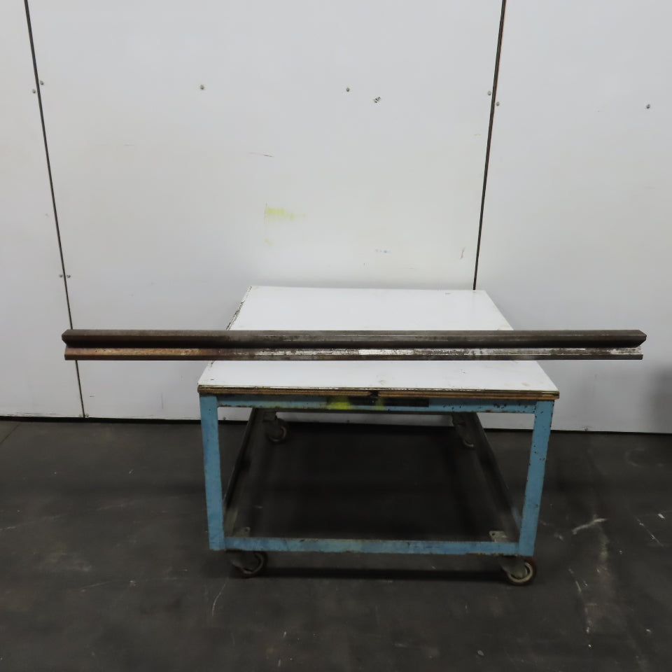 74" Press Brake Forming 90° V Angle Die Block 3.45" Thick 2"H 1/2" Tang