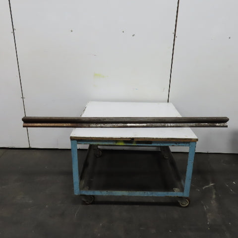 74" Press Brake Forming 90° V Angle Die Block 3.45" Thick 2"H 1/2" Tang
