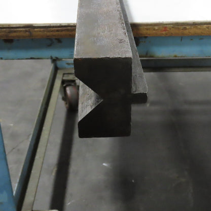 74" Press Brake Forming 90° V Angle Die Block 3.45" Thick 2"H 1/2" Tang