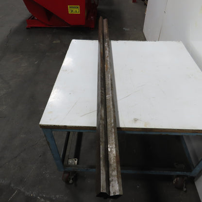 74" Press Brake Forming 90° V Angle Die Block 3.45" Thick 2"H 1/2" Tang
