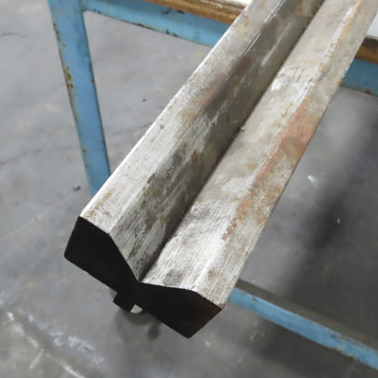 74" Press Brake Forming 90° V Angle Die Block 3.45" Thick 2"H 1/2" Tang
