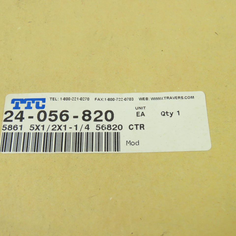 TTC 24-056-820 5x1 2x1-1/4 Straight Tooth Carbide Tipped Milling Cutter