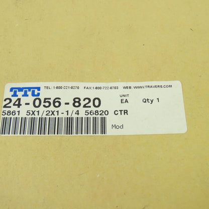 TTC 24-056-820 5x1 2x1-1/4 Straight Tooth Carbide Tipped Milling Cutter