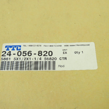 TTC 24-056-820 5x1 2x1-1/4 Straight Tooth Carbide Tipped Milling Cutter