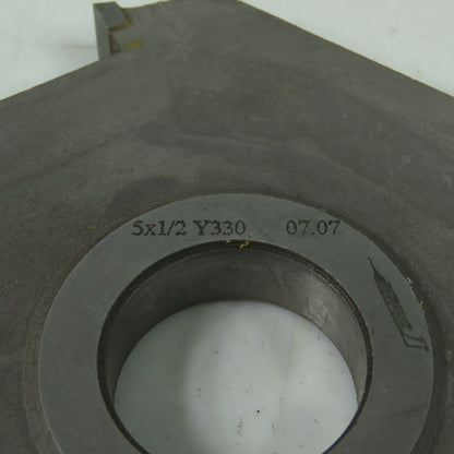 TTC 24-056-820 5x1 2x1-1/4 Straight Tooth Carbide Tipped Milling Cutter