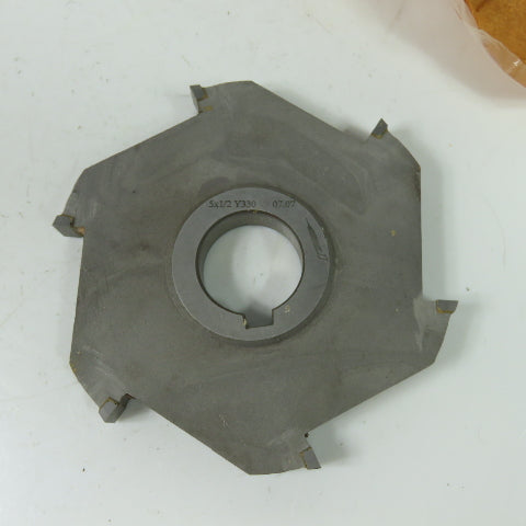 TTC 24-056-820 5x1 2x1-1/4 Straight Tooth Carbide Tipped Milling Cutter