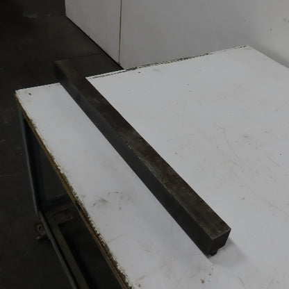 31.5" L Press Brake Flattening Die Block Punch 1/2" Tang 2-1/8" H 2" Thick