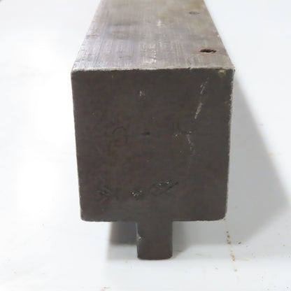 31.5" L Press Brake Flattening Die Block Punch 1/2" Tang 2-1/8" H 2" Thick