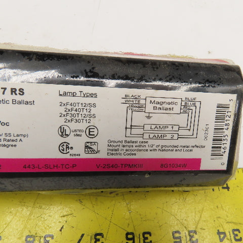 Sylvania MB2X40277RSSRNK 277 2 Lamp Rapid Start Electronic Ballast 277V