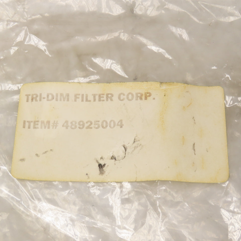 Tri-Dim 48925004 6" OD x 3-1/2" ID x 8-1/2" Long Pleated Air Filter Cartridge