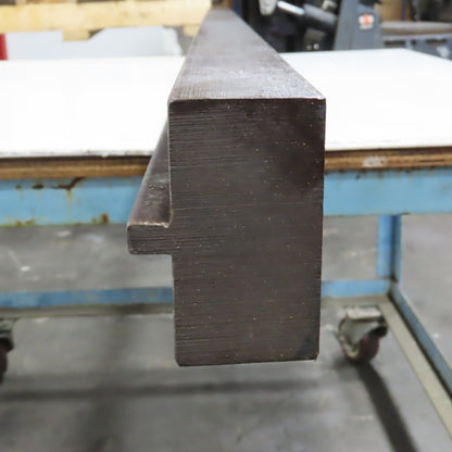 74" L Press Brake Flattening Die Block Punch 1/2" Tang 2-1/8" H 4" Thick