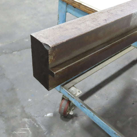 74" L Press Brake Flattening Die Block Punch 1/2" Tang 2-1/8" H 4" Thick