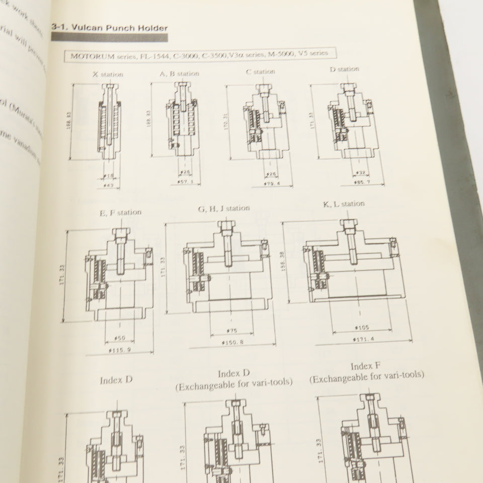 Murata Magnum Series CNC Turret Punch Press Instruction Manual