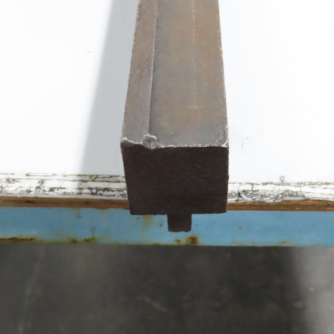 48" L x 0.065" Horizontal Offset Joggle Press Brake Die Block 2" H 2" Thick