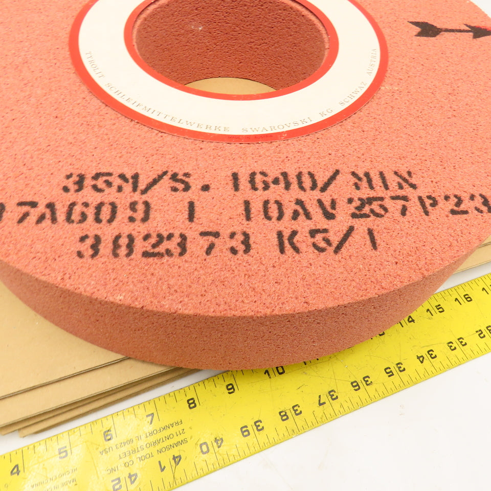 Tyroilt 87A 609 I 10A V257 P23 Straight Grinding Wheel 406 x 76.2 x 127mm