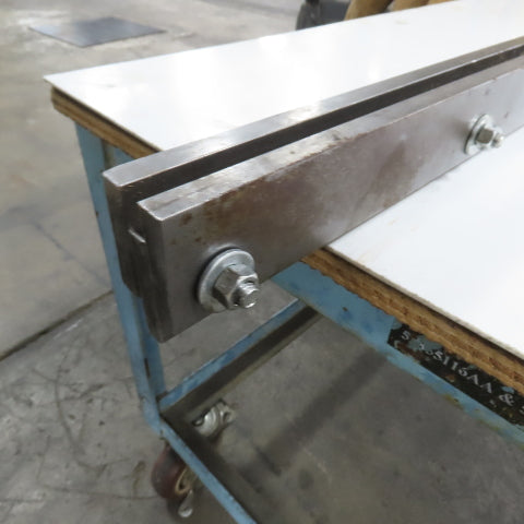 49-3/4" L Press Brake Extension Die Holder Block For 1/2" Tang (No Screw Holes)