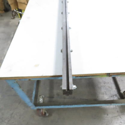 49-3/4" L Press Brake Extension Die Holder Block For 1/2" Tang (No Screw Holes)