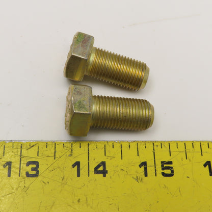 LE USA 1/2"-20 x 1" Fine Thread Grade 8 Bolt W/ Spacer Sleeve Lot Of 2
