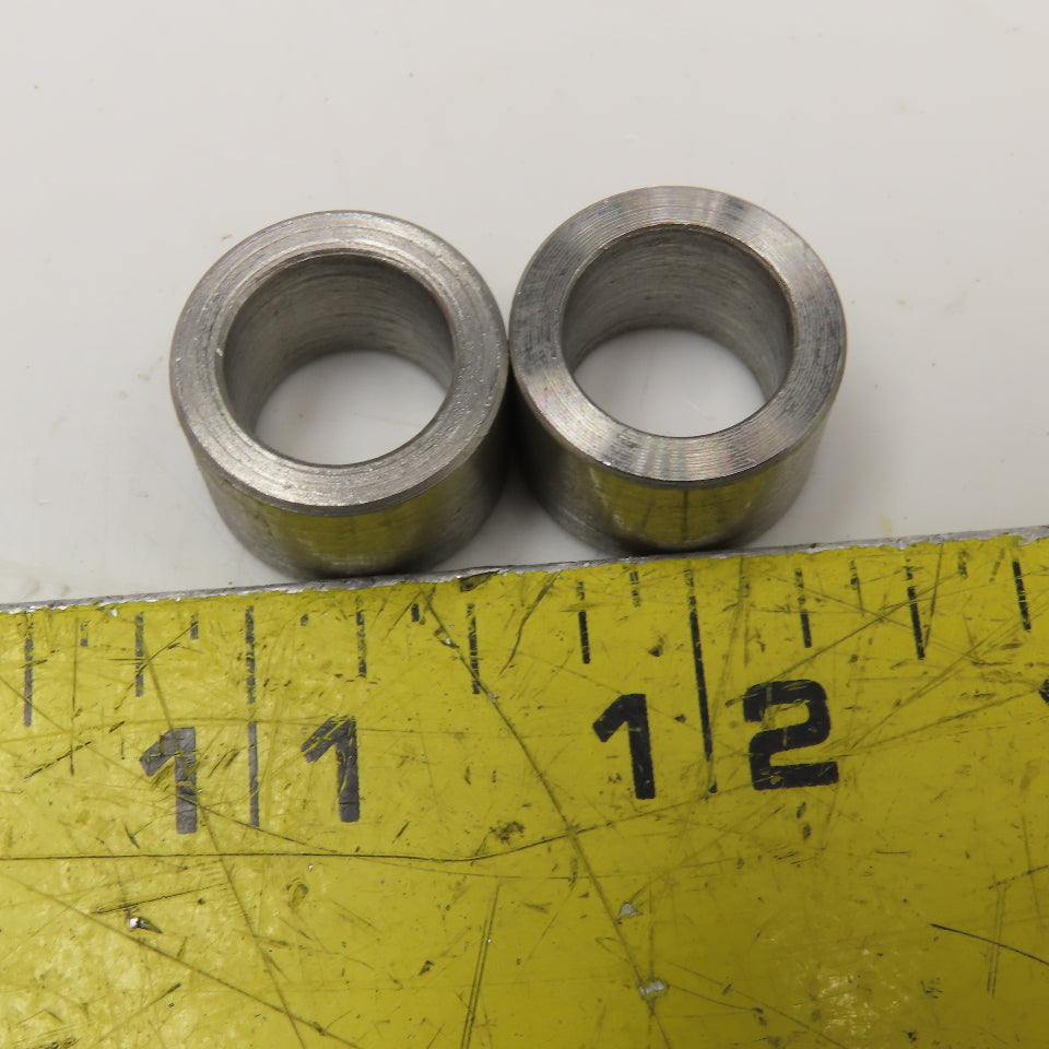 LE USA 1/2"-20 x 1" Fine Thread Grade 8 Bolt W/ Spacer Sleeve Lot Of 2