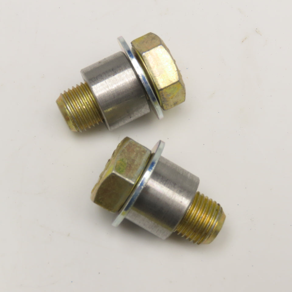 LE USA 1/2"-20 x 1" Fine Thread Grade 8 Bolt W/ Spacer Sleeve Lot Of 2