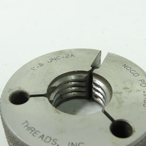 Threads 1 -8 UNC-2A NoGo PD .9100 Gage Ring