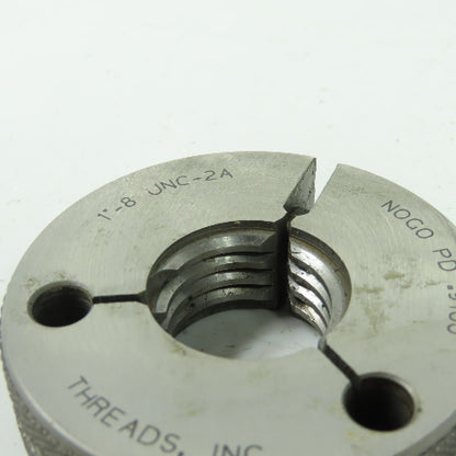 Threads 1 -8 UNC-2A NoGo PD .9100 Gage Ring