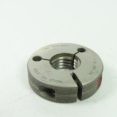 Threads 1 -8 UNC-2A NoGo PD .9100 Gage Ring