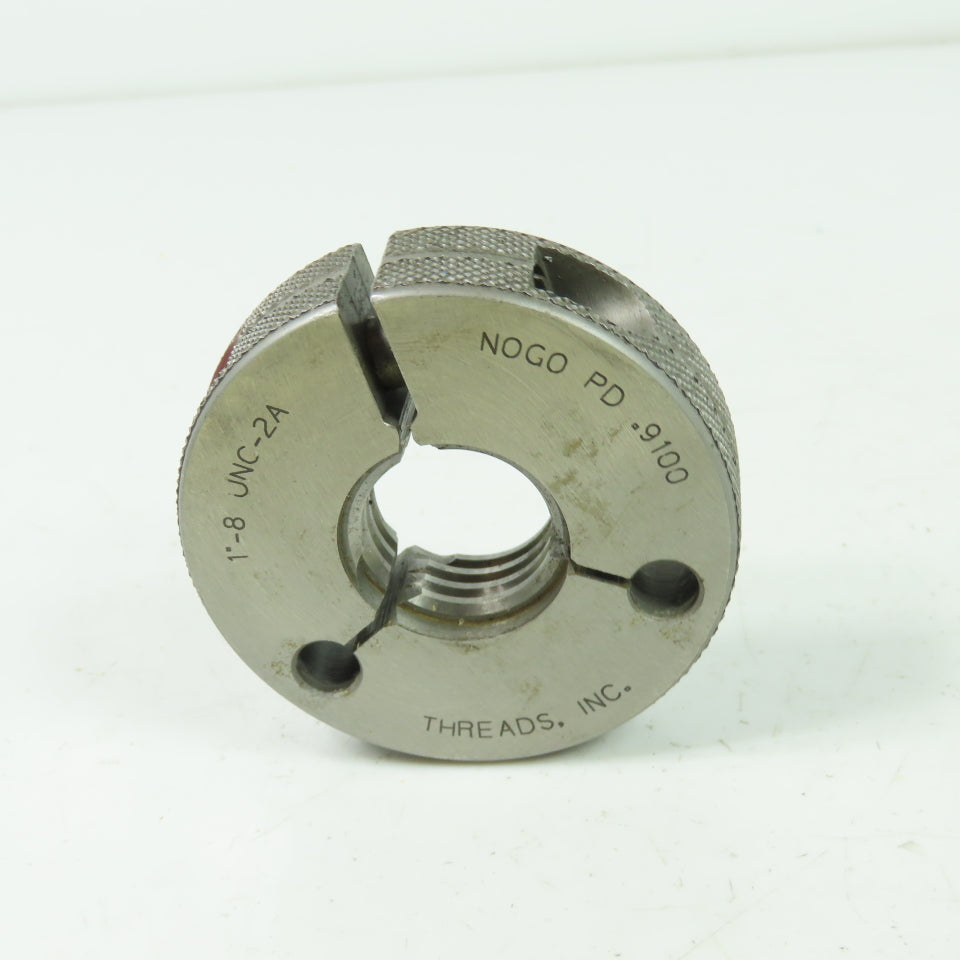 Threads 1 -8 UNC-2A NoGo PD .9100 Gage Ring