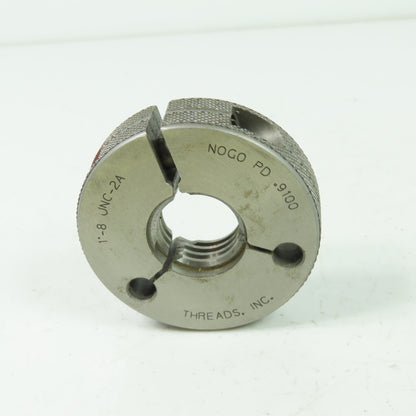 Threads 1 -8 UNC-2A NoGo PD .9100 Gage Ring