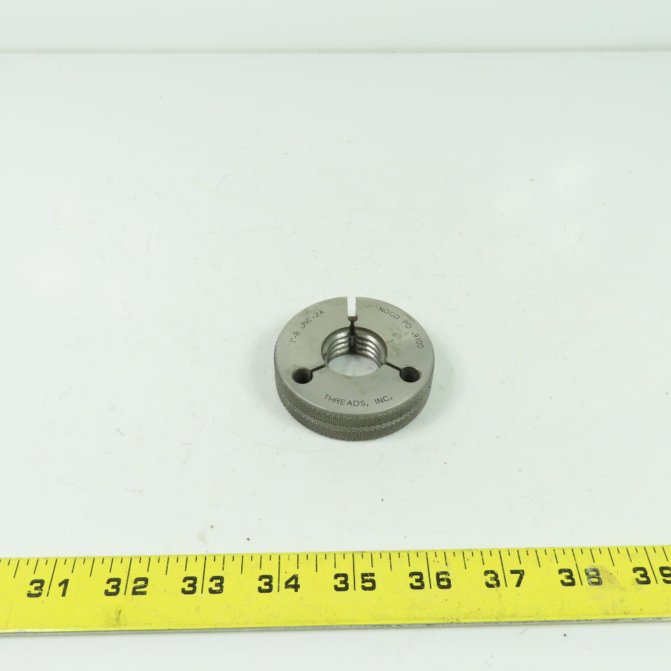 Threads 1 -8 UNC-2A NoGo PD .9100 Gage Ring