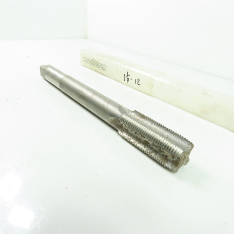 Tapco 1-1/8-12 NF HS GH-5 Straight 4 Flute Shank 10" OAL 2-1/2" Flutes USA