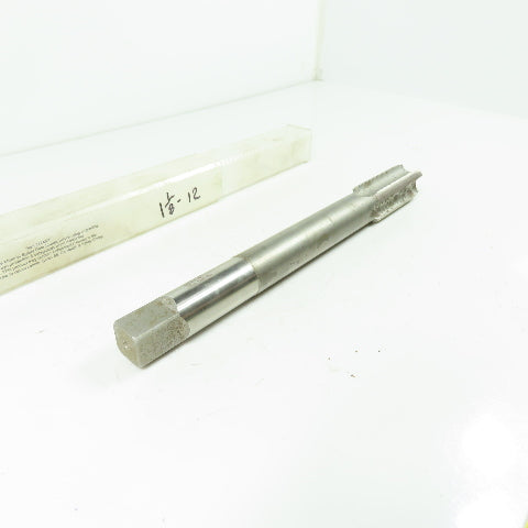 Tapco 1-1/8-12 NF HS GH-5 Straight 4 Flute Shank 10" OAL 2-1/2" Flutes USA