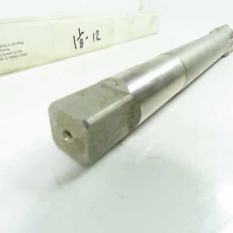 Tapco 1-1/8-12 NF HS GH-5 Straight 4 Flute Shank 10" OAL 2-1/2" Flutes USA