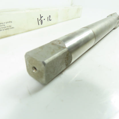 Tapco 1-1/8-12 NF HS GH-5 Straight 4 Flute Shank 10" OAL 2-1/2" Flutes USA