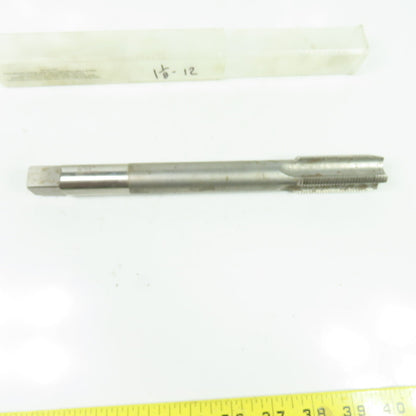 Tapco 1-1/8-12 NF HS GH-5 Straight 4 Flute Shank 10" OAL 2-1/2" Flutes USA