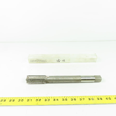 Tapco 1-1/8-12 NF HS GH-5 Straight 4 Flute Shank 10" OAL 2-1/2" Flutes USA