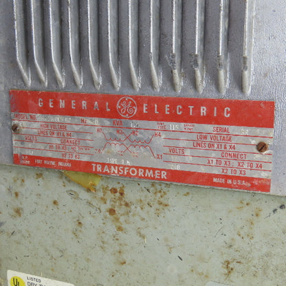 General Electric 9T21B1005 G2 7.5kVA Transformer Pri 240/480 Sec 120/240V