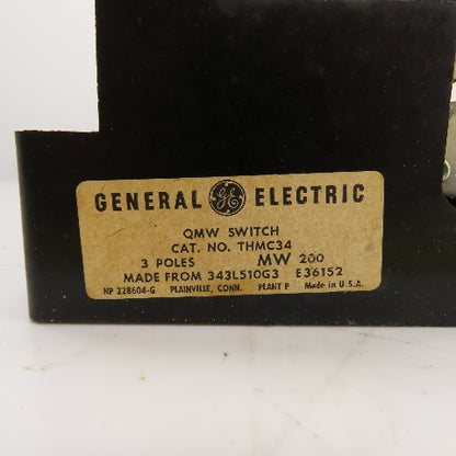 General Electric THMC34 Fusible Disconnect Switch 600V 200A W/ Bottom Block