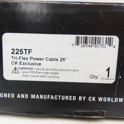 CK Worldwide 225TF Master TIG Series 25' Tri-Flex Power Cable