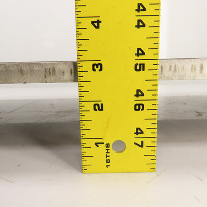 31" x 13" x 9/16" Thick Solid Stainless Steel Riser Jig Plate 3-1/8" H W/ Holes