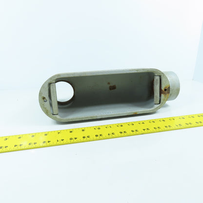 Appleton Unilet 2-1/2" Type LB Conduit Body Outlet Elbow W/ Rollers (No Cover)