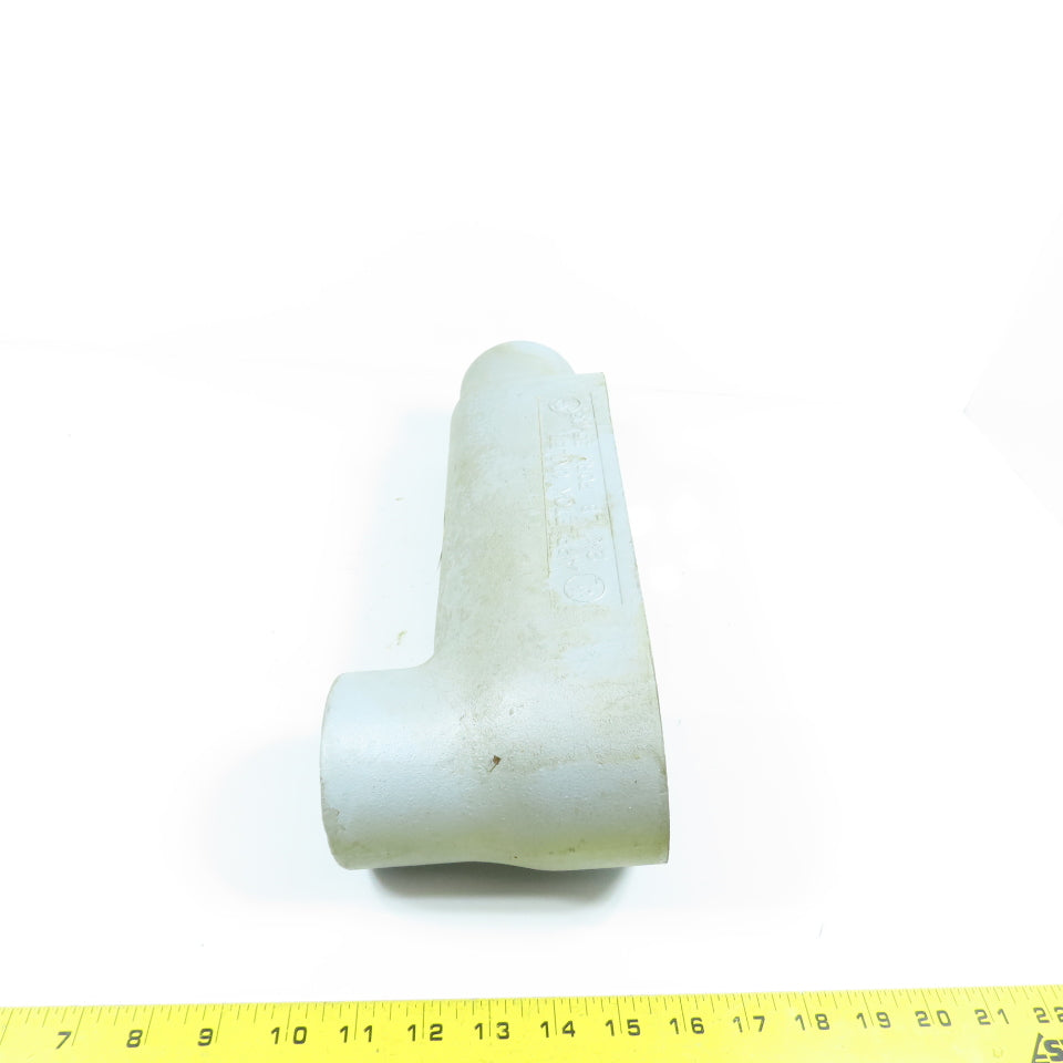 Appleton Unilet 2-1/2" Type LB Conduit Body Outlet Elbow W/ Rollers (No Cover)