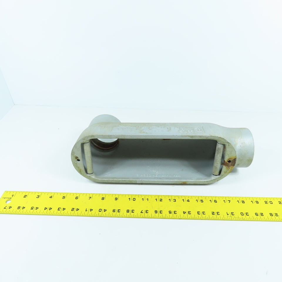 Appleton Unilet 2-1/2" Type LB Conduit Body Outlet Elbow W/ Rollers (No Cover)