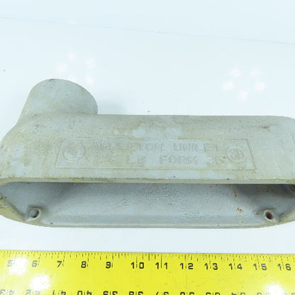 Appleton Unilet 2-1/2" Type LB Conduit Body Outlet Elbow (No Rollers) (No Cover)