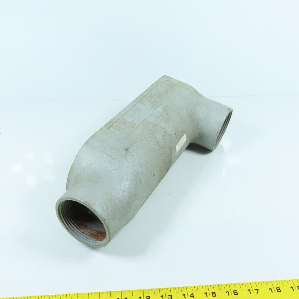Appleton Unilet 2-1/2" Type LB Conduit Body Outlet Elbow (No Rollers) (No Cover)