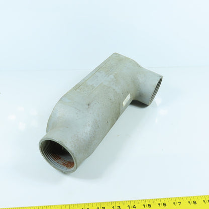 Appleton Unilet 2-1/2" Type LB Conduit Body Outlet Elbow (No Rollers) (No Cover)