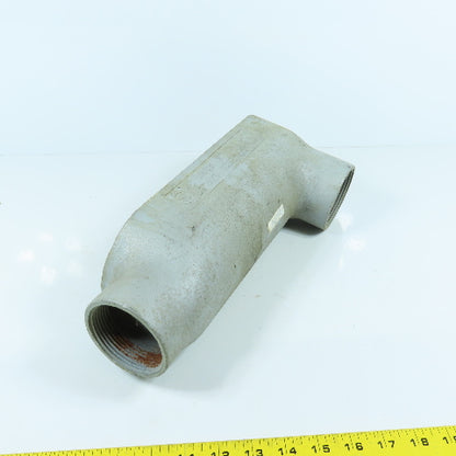 Appleton Unilet 2-1/2" Type LB Conduit Body Outlet Elbow (No Rollers) (No Cover)