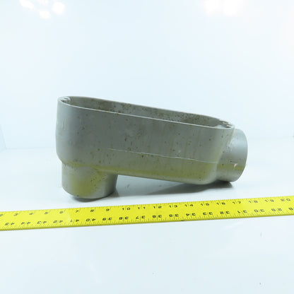 3" Type LB Cast Aluminum Conduit Body Outlet Elbow (No Cover)