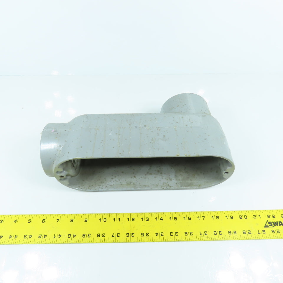 3" Type LB Cast Aluminum Conduit Body Outlet Elbow (No Cover)