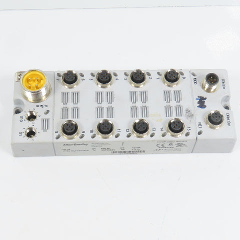 Allen Bradley 1732D-16CFGM12M12 Ser A DeviceNet ArmorBlock I/O Module 16-Point